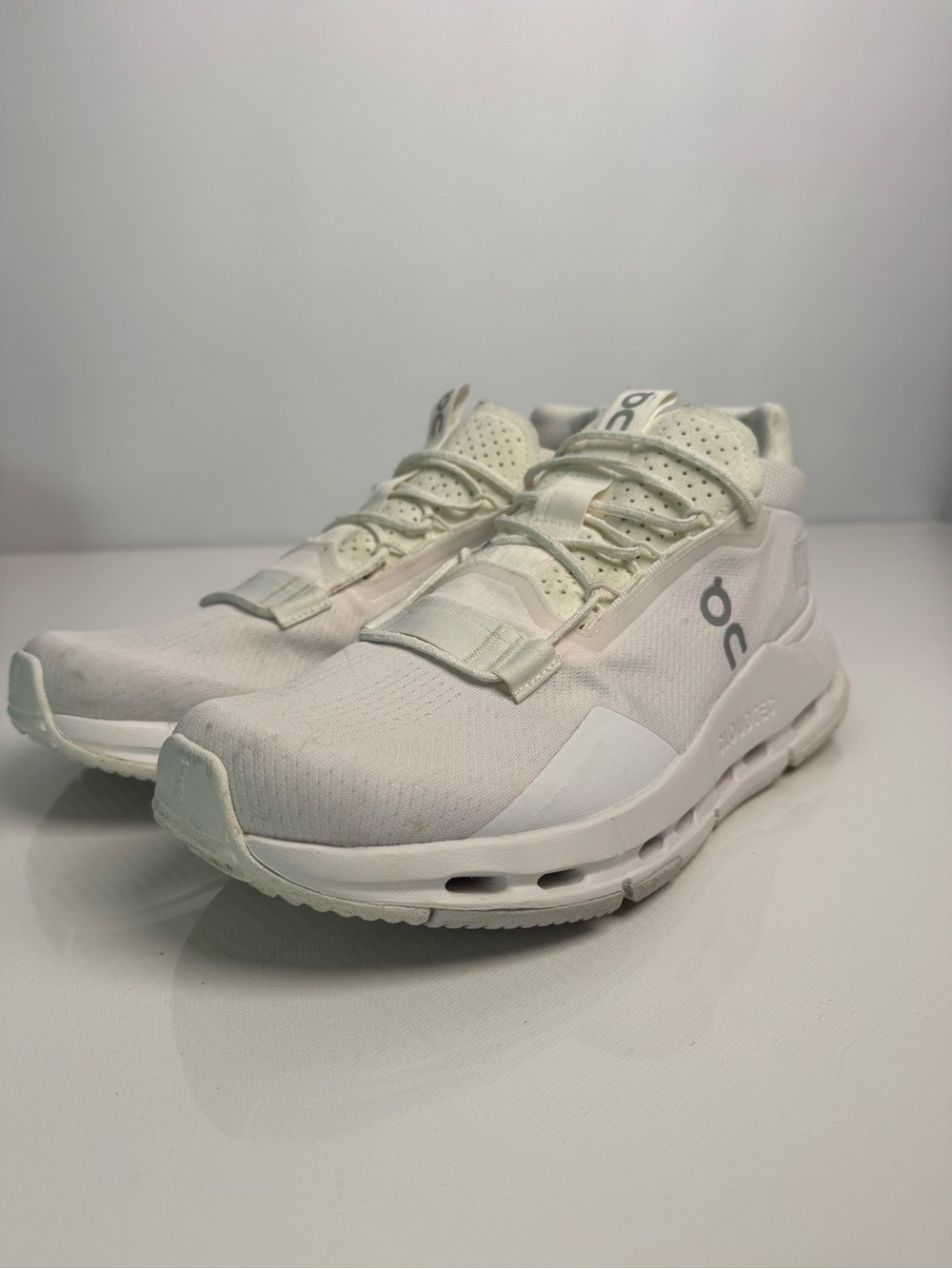On Cloudnova 2 Men’s Sneakers Size 10 White Casual Training Shoes - Picture 8 of 13